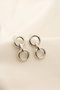 Heliophilia Silver Pendientes de Metal CKP9077 Multicolor